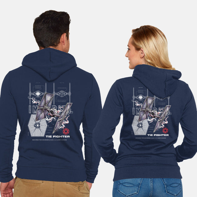 The Imperial Fighter-Unisex-Zip-Up-Sweatshirt-alfbocreative