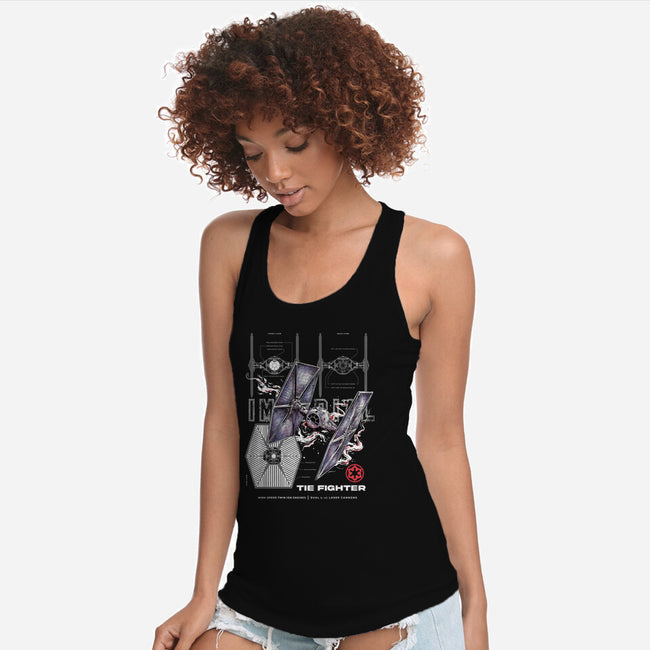 The Imperial Fighter-Womens-Racerback-Tank-alfbocreative