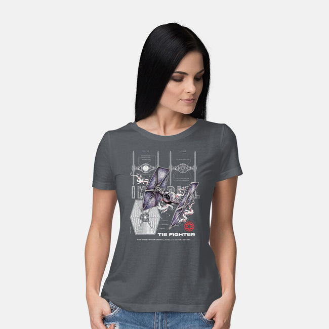 The Imperial Fighter-Womens-Basic-Tee-alfbocreative