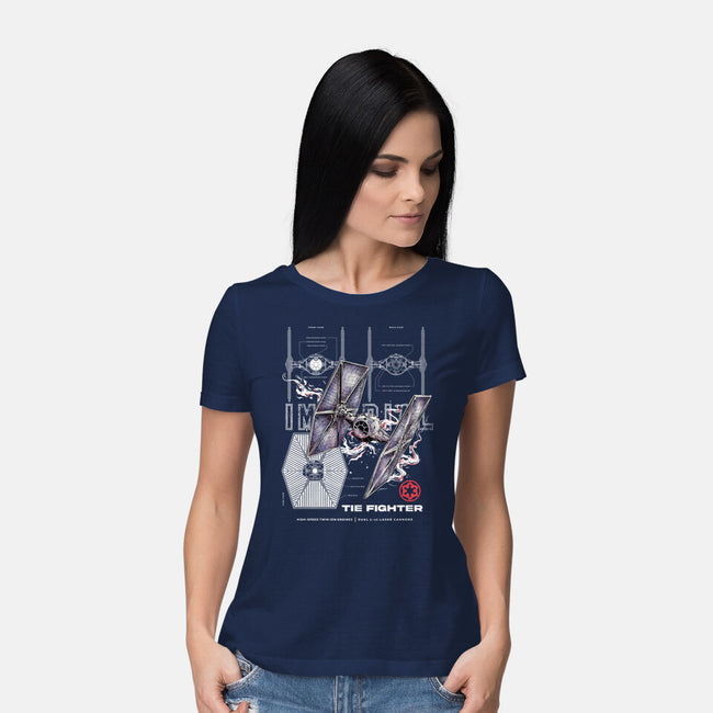 The Imperial Fighter-Womens-Basic-Tee-alfbocreative