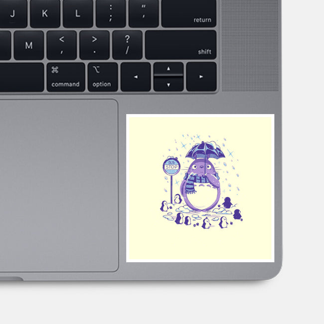 My Neighbor Winter-None-Glossy-Sticker-PopCultureWizard