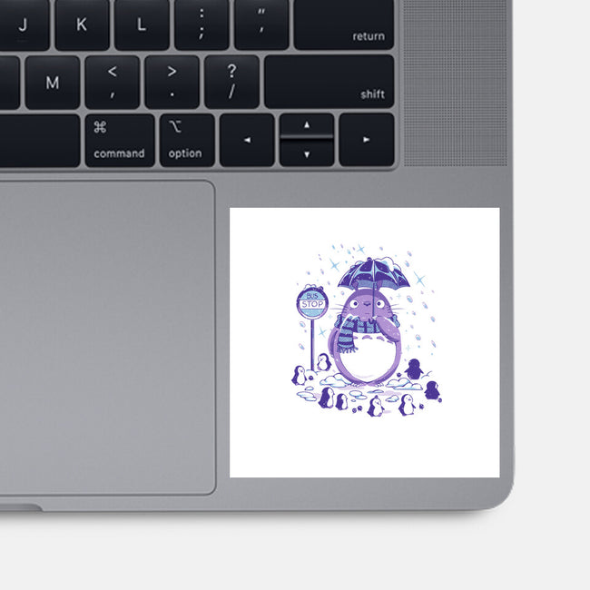 My Neighbor Winter-None-Glossy-Sticker-PopCultureWizard