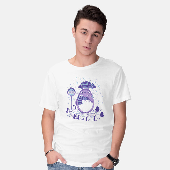 My Neighbor Winter-Mens-Basic-Tee-PopCultureWizard