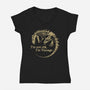 Not Old Just Vintage-Womens-V-Neck-Tee-PopCultureWizard