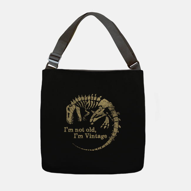 Not Old Just Vintage-None-Adjustable Tote-Bag-PopCultureWizard