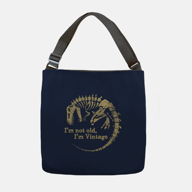 Not Old Just Vintage-None-Adjustable Tote-Bag-PopCultureWizard