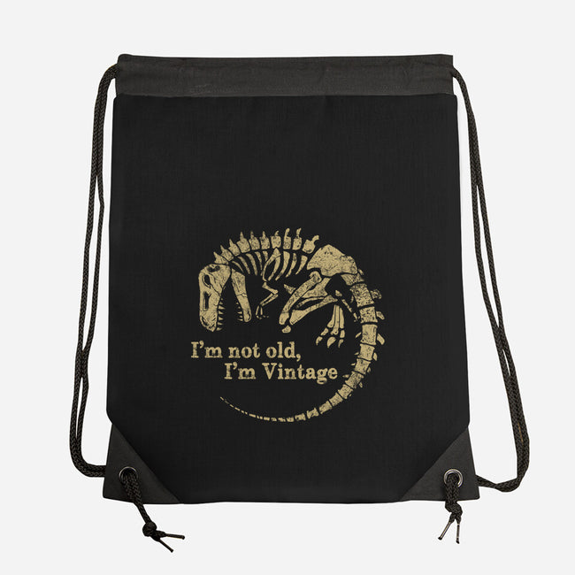 Not Old Just Vintage-None-Drawstring-Bag-PopCultureWizard