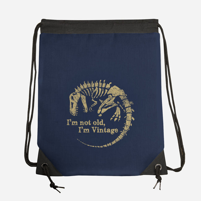 Not Old Just Vintage-None-Drawstring-Bag-PopCultureWizard