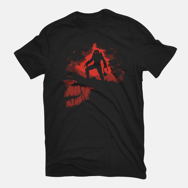Skull Hunter-Unisex-Basic-Tee-pigboom