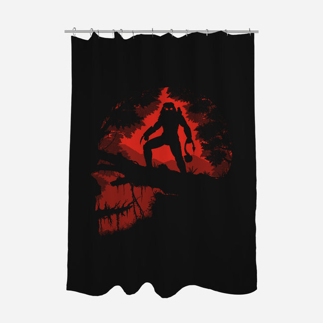 Skull Hunter-None-Polyester-Shower Curtain-pigboom
