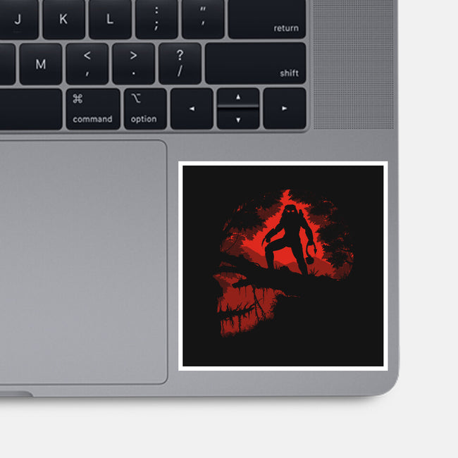 Skull Hunter-None-Glossy-Sticker-pigboom