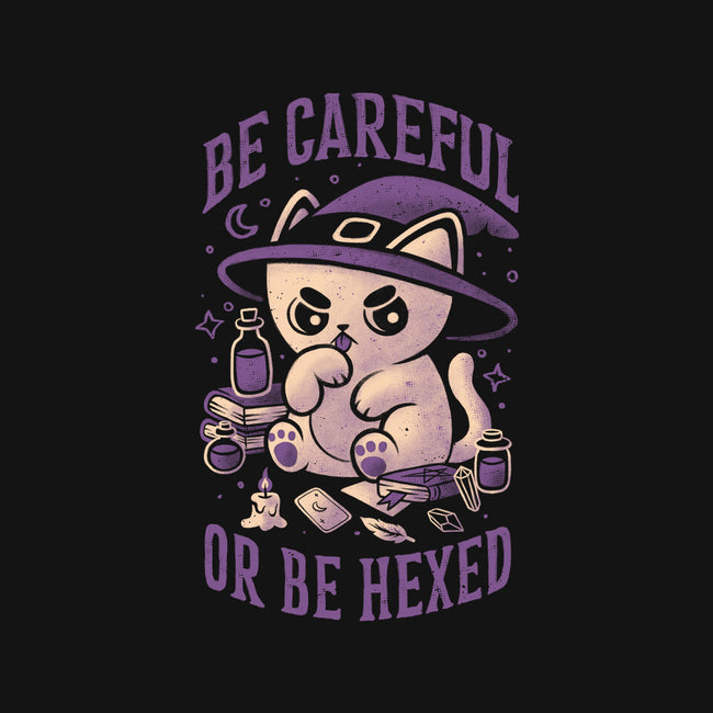 Be Careful Or Be Hexed-Womens-Fitted-Tee-eduely