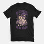 Be Careful Or Be Hexed-Womens-Fitted-Tee-eduely