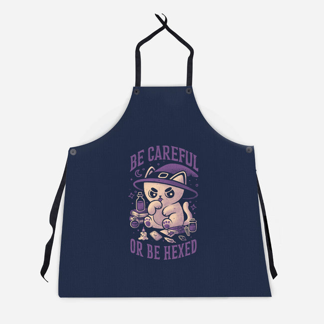 Be Careful Or Be Hexed-Unisex-Kitchen-Apron-eduely