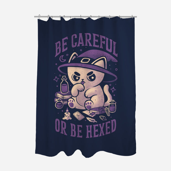 Be Careful Or Be Hexed-None-Polyester-Shower Curtain-eduely