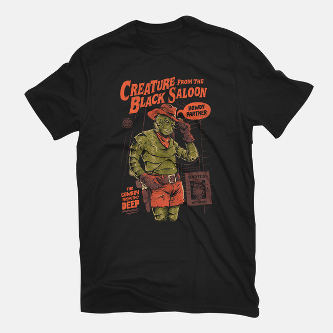 The Creature From The Black Saloon-Youth-Basic-Tee-eduely