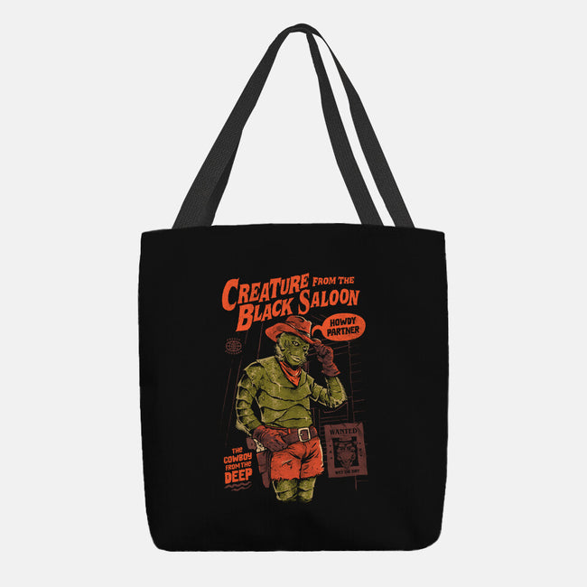 The Creature From The Black Saloon-None-Basic Tote-Bag-eduely