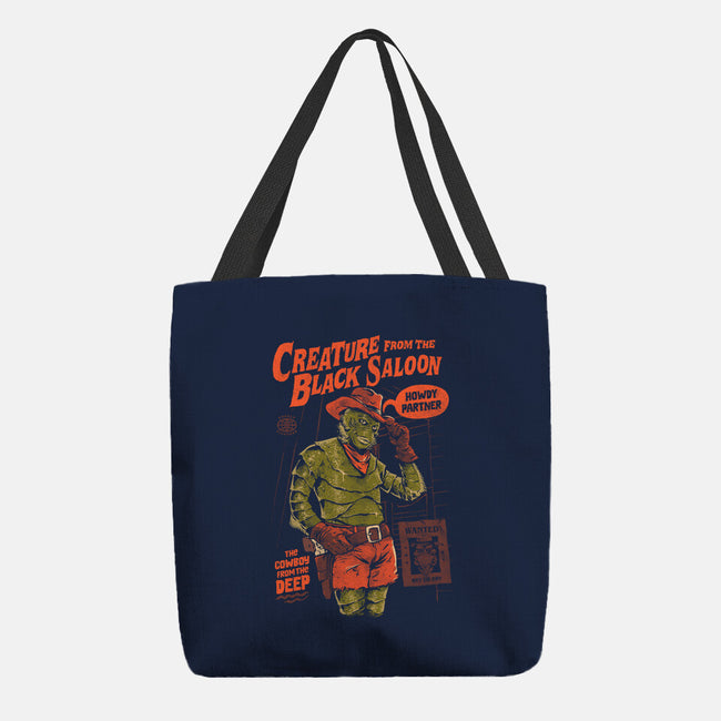 The Creature From The Black Saloon-None-Basic Tote-Bag-eduely