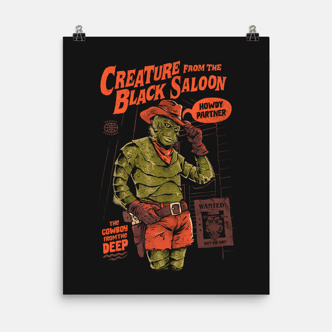 The Creature From The Black Saloon-None-Matte-Poster-eduely