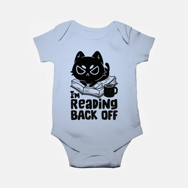 I'm Reading Back Off Cat-Baby-Basic-Onesie-koalastudio