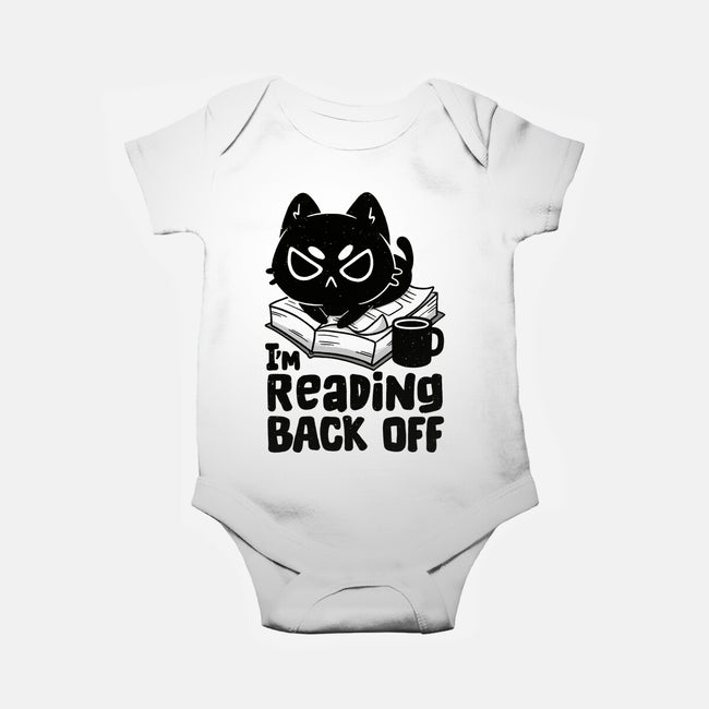 I'm Reading Back Off Cat-Baby-Basic-Onesie-koalastudio