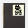 I'm Reading Back Off Cat-None-Glossy-Sticker-koalastudio