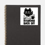 I'm Reading Back Off Cat-None-Glossy-Sticker-koalastudio