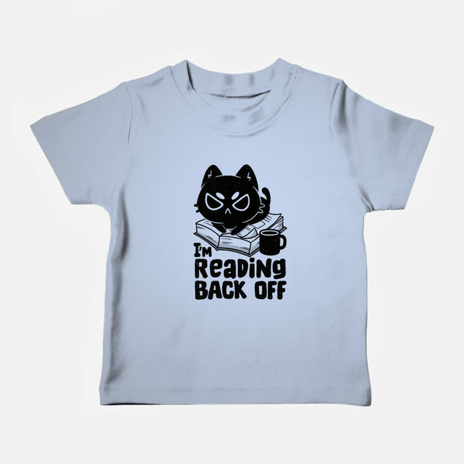 I'm Reading Back Off Cat-Baby-Basic-Tee-koalastudio