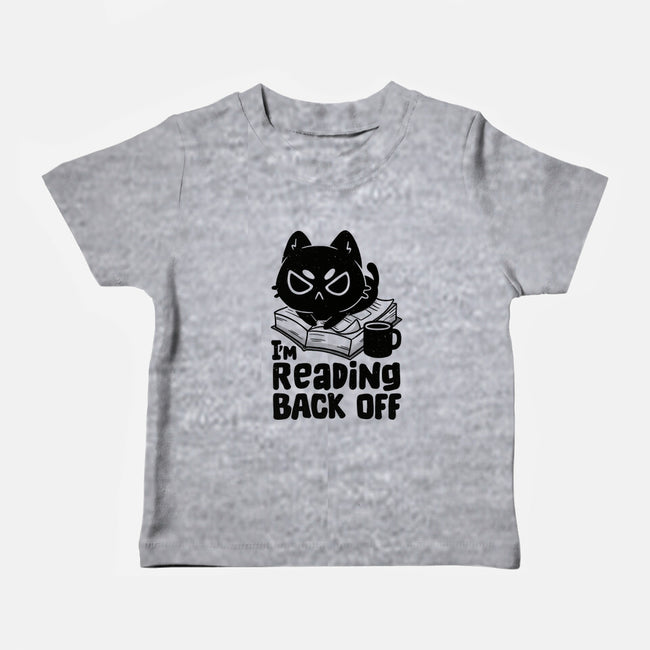 I'm Reading Back Off Cat-Baby-Basic-Tee-koalastudio