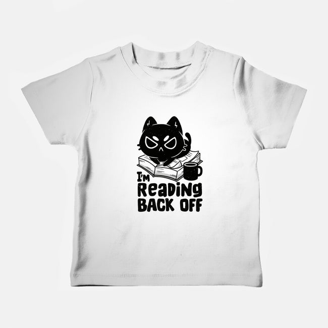 I'm Reading Back Off Cat-Baby-Basic-Tee-koalastudio