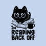 I'm Reading Back Off Cat-Womens-Fitted-Tee-koalastudio