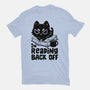 I'm Reading Back Off Cat-Womens-Fitted-Tee-koalastudio