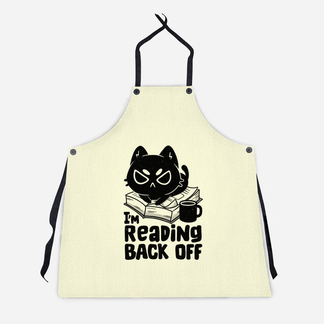 I'm Reading Back Off Cat-Unisex-Kitchen-Apron-koalastudio