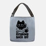 I'm Reading Back Off Cat-None-Adjustable Tote-Bag-koalastudio