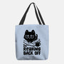 I'm Reading Back Off Cat-None-Basic Tote-Bag-koalastudio