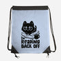 I'm Reading Back Off Cat-None-Drawstring-Bag-koalastudio