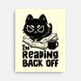 I'm Reading Back Off Cat-None-Stretched-Canvas-koalastudio
