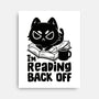 I'm Reading Back Off Cat-None-Stretched-Canvas-koalastudio