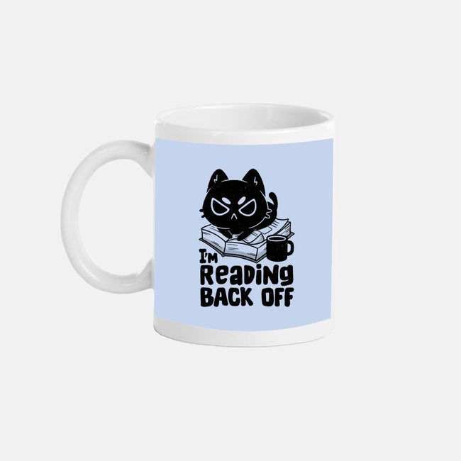 I'm Reading Back Off Cat-None-Mug-Drinkware-koalastudio