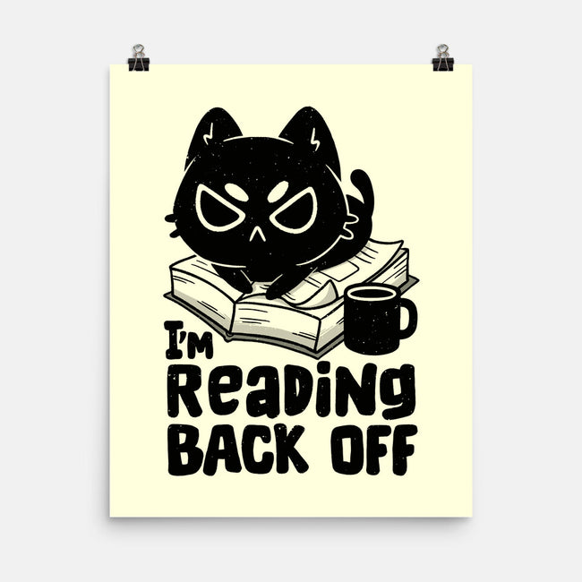 I'm Reading Back Off Cat-None-Matte-Poster-koalastudio
