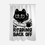 I'm Reading Back Off Cat-None-Polyester-Shower Curtain-koalastudio
