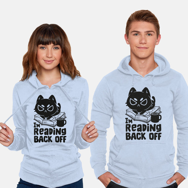 I'm Reading Back Off Cat-Unisex-Pullover-Sweatshirt-koalastudio