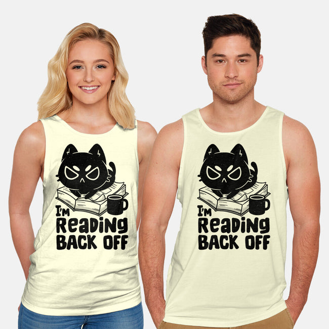 I'm Reading Back Off Cat-Unisex-Basic-Tank-koalastudio