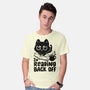 I'm Reading Back Off Cat-Mens-Basic-Tee-koalastudio