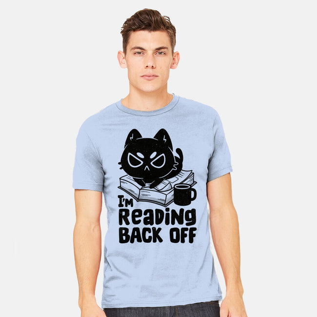 I'm Reading Back Off Cat-Mens-Heavyweight-Tee-koalastudio