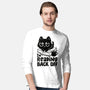 I'm Reading Back Off Cat-Mens-Long Sleeved-Tee-koalastudio
