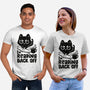 I'm Reading Back Off Cat-Unisex-Basic-Tee-koalastudio
