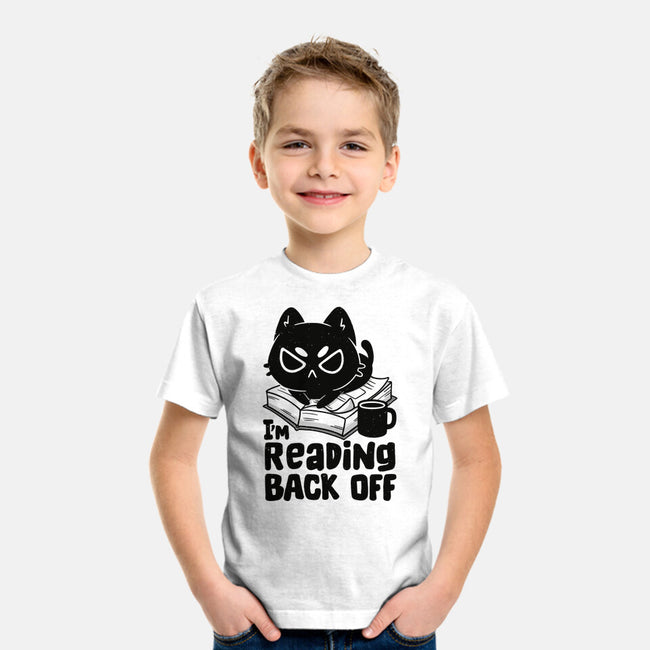 I'm Reading Back Off Cat-Youth-Basic-Tee-koalastudio
