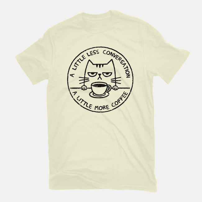 A Little More Coffee-Mens-Basic-Tee-BridgeWalker