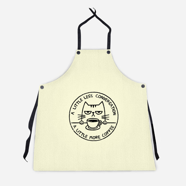 A Little More Coffee-Unisex-Kitchen-Apron-BridgeWalker
